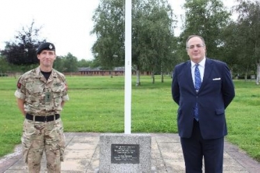 (Photo Above Right: Michael Ellis MP with the Lieutenant Colonel Commandant of the Military Corrective Training Centre in Colchester)